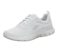 Skechers Femme Flex Appeal 4.0 Brilliant View Basket, White Mesh Trim, 38.5 EU