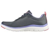 Skechers Femme Flex Appeal 4.0 Trainer , Charcoal Mesh / Lavender Trim, 41 EU