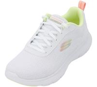 Skechers Femme Flex Appeal 5.0, Bordure en Maille Blanche, 36 EU
