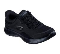 Skechers Femme Flex Appeal 5.0 Easy Breezy Basket, Black Mesh/TPU/Trim, 38.5 EU