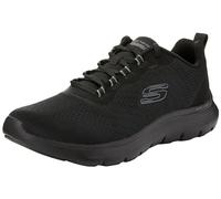 Skechers Femme Flex Appeal 5.0 New Path Basket, Black Mesh/Gray Trim, 37 EU Large