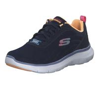 Skechers Baskets Flex Appeal 5.0 pour Femme, Bordure en Maille Bleu Marine, 39 EU