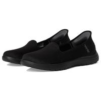Skechers Femme Flex on-The-Go Chausson, Noir/Textile, 39 EU