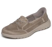 Skechers Femme Flex Perform Tex Slip-ins pour Les déplacements Semelle de Mocassin, Taupe, 36 EU