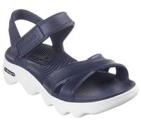 Skechers Femme Foamies Massage Fit-Heartfelt Chaussure d'eau, Bleu Marine et Blanc, 38 EU