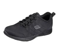 Skechers Femme Ghenter Srelt Basket, Black Jersey Mesh/Trim/Water and Stain Repell, 42 EU