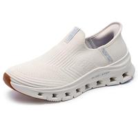 Skechers Femme Glide-Step Pro Everyday Citizen Slip-In ENTRAINEUSE, Natural Knit/Periwinkle Trim, 41 EU