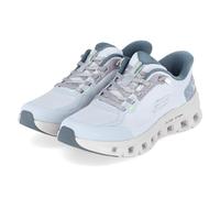 Skechers Femme Glide-Step Pro Pure Motion, Blue Mesh Multi Trim, 39.5 EU