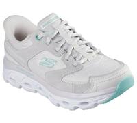 Skechers Femme Glide-Step Sole Paradise Valley Basket, Taupe Leather/Synthetic/Multi Textile, 37.5 EU