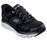 Skechers Femme Glide-Step Sole Paradise Valley Slip-In ENTRAINEUSE, Black Leather/Synthetic/Textile, 39 EU