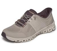 Skechers Femme Glide-Step Stargaze Basket, Dark Taupe Mesh, 39.5 EU