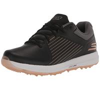 Skechers Femme Go Elite 5 Arch Fit Chaussures de Golf Imperméables Basket, Noir Or Rose, 40 EU
