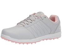 Skechers Femme Go Pivot Spikeless Golf Shoe Chaussure, Gris Clair/Rose, 37 EU