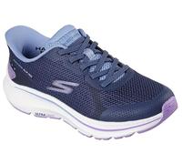 Skechers Femme Go Run Consistent 2.0 Captiva Basket, Navy Textile/Lavender Trim, 36.5 EU