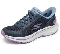 Skechers Femme Go Run Consistent 2.0 Captiva Hands Free Slip-ins Basket, Navy Textile/Lavender Trim, 41 EU