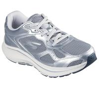 Skechers Femme Go Run Consistent 2.0 Volt Basket, Gray Leather/Silver Trim, 36.5 EU
