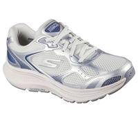 Skechers Femme Go Run Consistent 2.0 Volt, Silver Leather Navy Trim, 38 EU