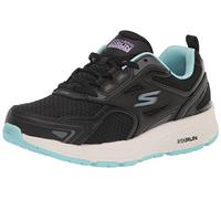 Skechers Femme Go Run Consistent Basket, Black Aqua, 37 EU