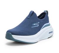Skechers Femme Go Run Elevate 2.0 Cadena Basket, Bleu Marine/Bleu, 41 EU Large