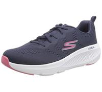 Skechers Femme Go Run Elevate Chaussure de Course sur Route, Bordure Textile Bleu Marine, 38 EU