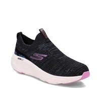 Skechers Femme Go Run Elevate-Indigo Basket, Noir/Rose, 38 EU