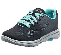 Skechers Femme Go Walk 5-Alive Basket, Black Aqua, 39 EU