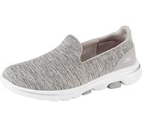 Skechers 15903 Femme Baskets, Gris (Gray Textile/Trim Gry), 38.5 EU