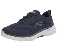 Skechers Femme Go Walk 6 Basket, Bleu Marine, 36.5 EU