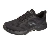 Skechers Femme Go Walk 6 Bold Vision Chaussure de Course sur Route, Bordure en Textile Noir, 41 EU
