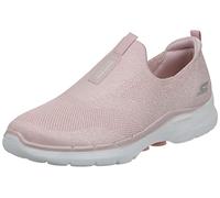 Skechers Femme Go Walk 6 Glimmering Basket, Lt Pink Textile Trim, 37 EU