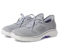 Skechers Femme Go Walk 7 Via Basket, Gris, 38.5 EU