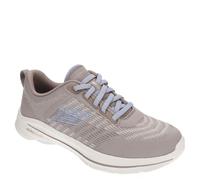 Skechers GO WALK 8 - Britt Chaussures Moyen Width en Taupe/Bleu, Pointure 37, Vegan, Lavable en machine