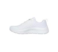 Skechers Femme GO Walk Aller Marcher Flex Viva, White Textile/Trim, 47 EU