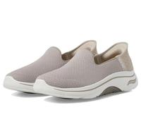 Skechers Femme Go Walk Arch Fit 2.0 Delara Hands Free Slip-ins Basket, Taupe, 37 EU