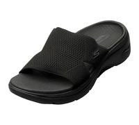 Skechers Sandales GO WALK Arch Fit 2.0 Dakota – Largeur moyenne Noir Pointure 40 Vegan