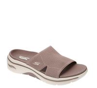 Skechers Femme GO Walk Arch FIT 2.0 Sandal, Brown, 42 EU