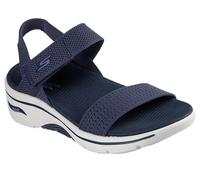 Skechers Femme GO Walk Arch FIT 2.0 Sandal, Navy, 36 EU