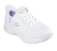 Skechers Femme Go Walk Arch Fit 2.0 Valencia Basket, White Textile/Trim, 39.5 EU