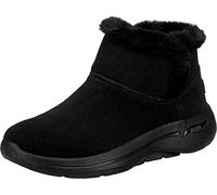 Skechers Femme GO Walk Arch FIT Cherish Baskets, Black Suede, 41 EU