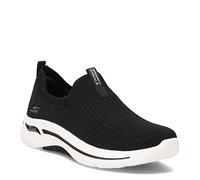 Skechers Femme GO Walk Arch FIT Iconic Sneaker, Black, 37 EU Large