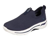Skechers Femme GO Walk Arch FIT Iconic Sneaker, Navy Textile/Trim, 39 EU