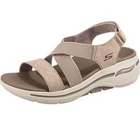 Skechers Femme GO Walk Arch FIT Treasured Basket, Textile Taupe, 39 EU