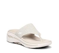 Skechers Sandales Femme GO Walk Arch Fit Weekender Textile naturel Taille 41 EU