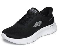 Skechers Femme Go Walk Flex Azriel Slip-in ENTRAINEUSE, Black Textile White Trim, 38 EU