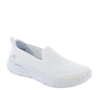 Skechers Femme Go Walk Flex Bright Summer Baskets, White Textile/Trim, 43 EU