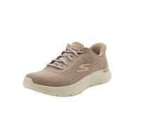 Skechers Femme Go Walk Flex Carla Basket, Taupe Textile/Trim, 40.5 EU