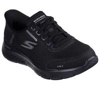 Skechers Femme Go Walk Flex Clear Creek Basket, Black Textile/White Trim, 38 EU