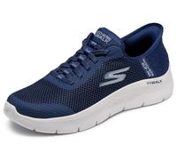 Skechers Femme Go Walk Flex Grand Entry Slip-in ENTRAINEUSE, Navy Textile/White Trim, 38 EU Large
