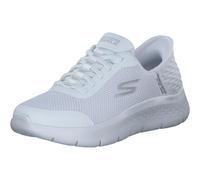 Skechers Femme Go Walk Flex Hands Free Slip-ins-Grand Entry Sneaker Basket, White, 38 EU
