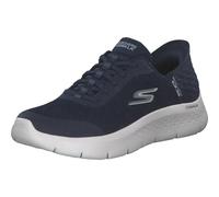 Skechers Femme Go Walk Flex Grand Entrée Entry, Tissu Bleu Marine avec Bordure Blanche, 38.5 EU